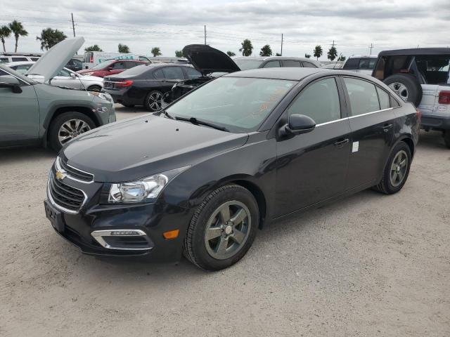 CHEVROLET CRUZE LT 2015 black  gas 1G1PC5SB1F7168675 photo #1