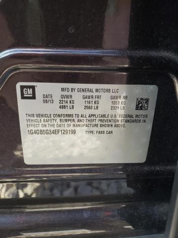 VIN 1G4GB5G34EF129199 2014 Buick Lacrosse no.12