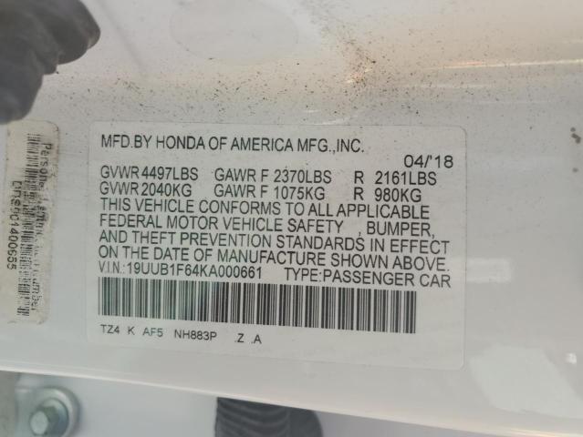 VIN 19UUB1F64KA000661 2019 Acura TLX, Technology no.12