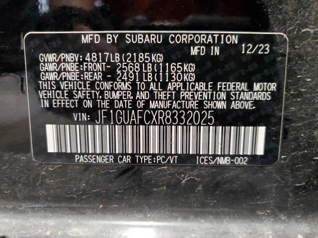 2024 SUBARU IMPREZA SP - JF1GUAFCXR8332025