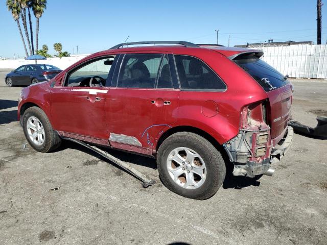 FORD EDGE SEL 2014 red  gas 2FMDK3JC5EBB21839 photo #3