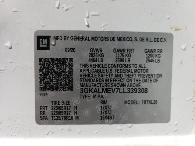 2020 GMC TERRAIN SL - 3GKALMEV7LL339308