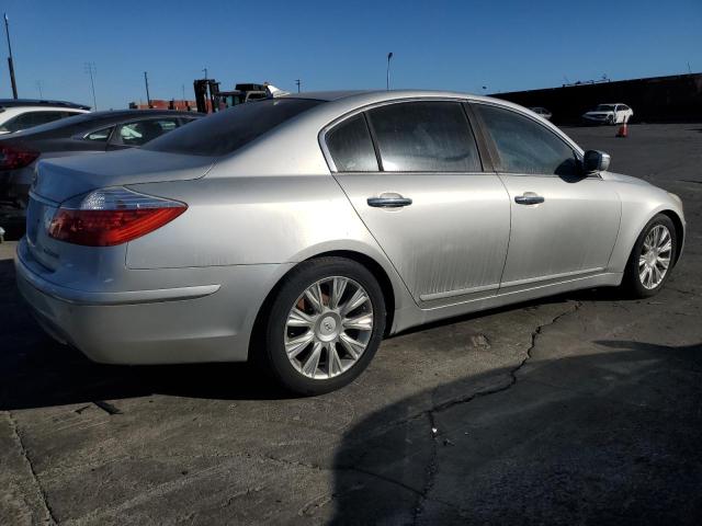 HYUNDAI GENESIS 3. 2009 silver sedan 4d gas KMHGC46E79U020926 photo #4