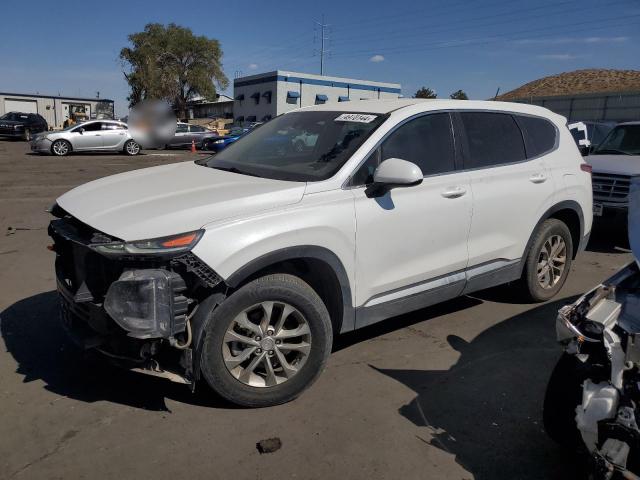 HYUNDAI SANTA FE S 2019 white  gas 5NMS23AD7KH006595 photo #1