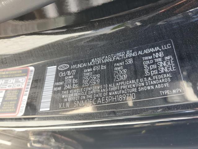 2023 HYUNDAI TUCSON LIM - 5NMJECAE3PH189710