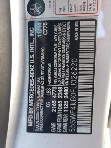 2015 MERCEDES-BENZ C 300 4MAT 55SWF4KB0FU026220