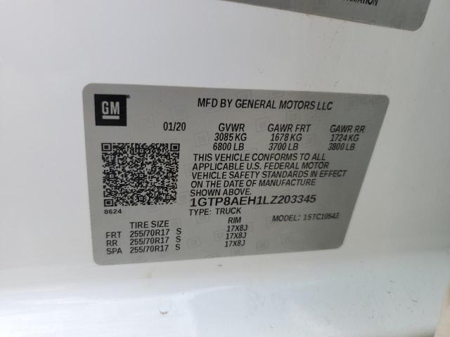 2020 GMC SIERRA C15 - 1GTP8AEH1LZ203345