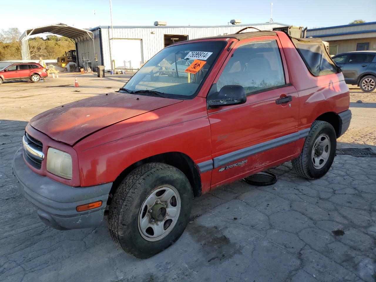 CHEVROLET TRACKER 1999 red  gas 2CNBE1868X6928080 photo #1