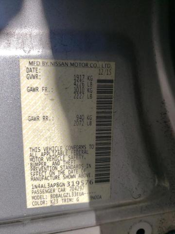2016 NISSAN ALTIMA 2.5 - 1N4AL3AP8GN319576