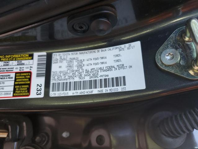 3TMCZ5ANXHM075775 2017 TOYOTA TACOMA