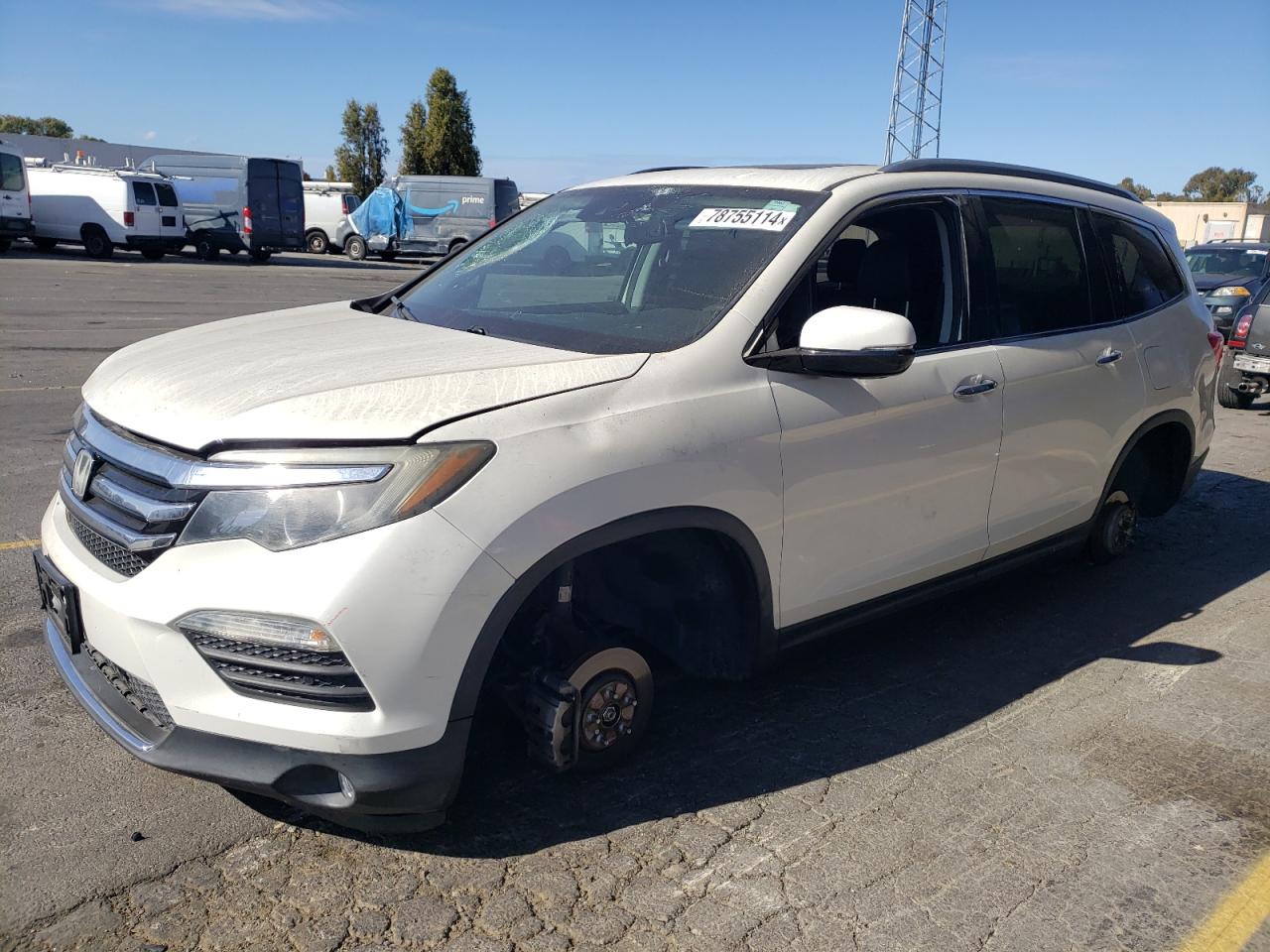 Lot #2940661330 2017 HONDA PILOT TOUR