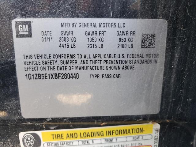 2011 CHEVROLET MALIBU LS - 1G1ZB5E1XBF280440