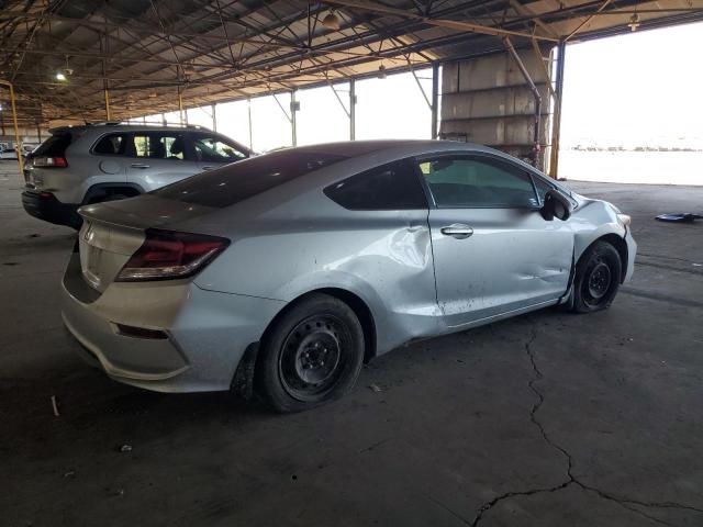 HONDA CIVIC LX 2014 silver coupe gas 2HGFG3B5XEH520775 photo #4