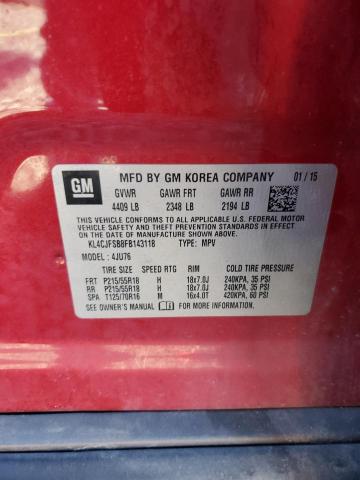 2015 BUICK ENCORE CON - KL4CJFSB8FB143118