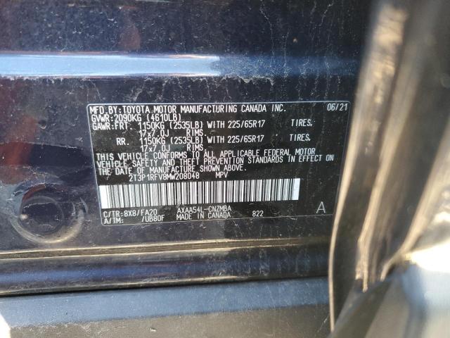 2021 TOYOTA RAV4 XLE - 2T3P1RFV8MW208048