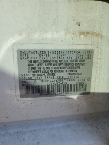 2018 NISSAN SENTRA S - 3N1AB7AP6JY295876