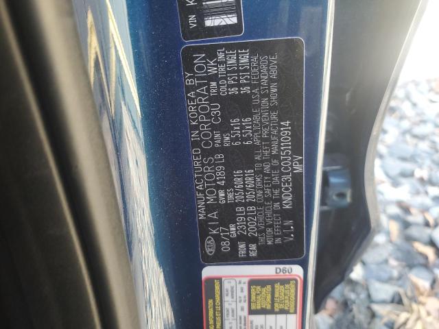 2018 KIA NIRO TOURI - KNDCE3LC0J5110914