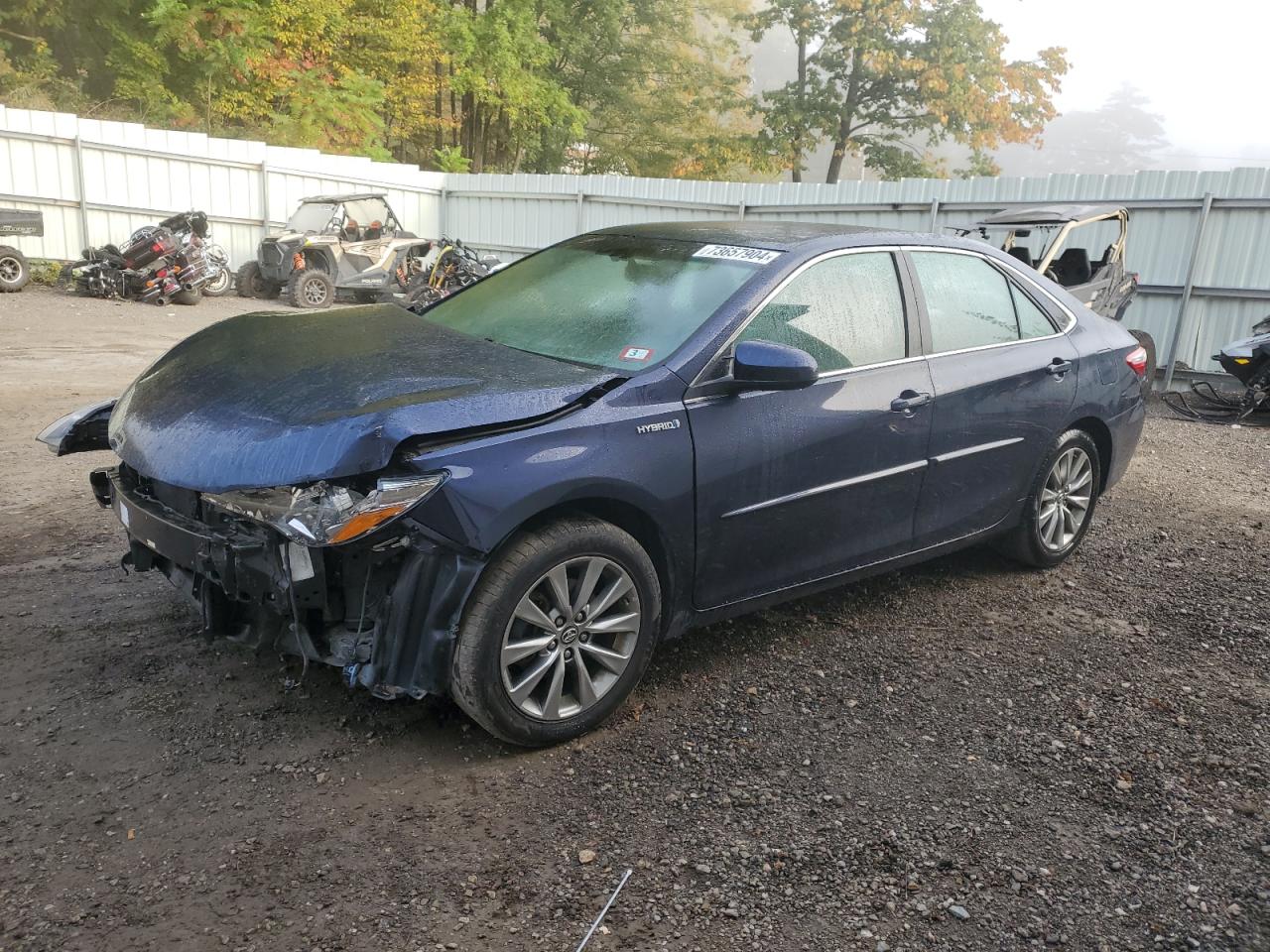 Lot #2938227480 2015 TOYOTA CAMRY HYBR