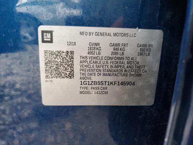2019 CHEVROLET MALIBU LS - 1G1ZB5ST1KF145904