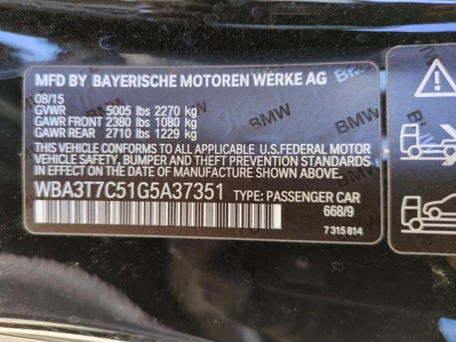 VIN WBA3T7C51G5A37351 2016 BMW 4 Series, 435 XI no.13