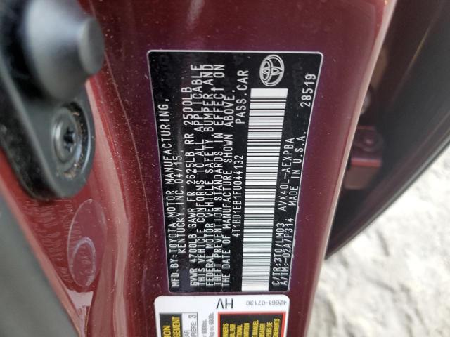 2015 TOYOTA AVALON HYB 4T1BD1EB1FU044132