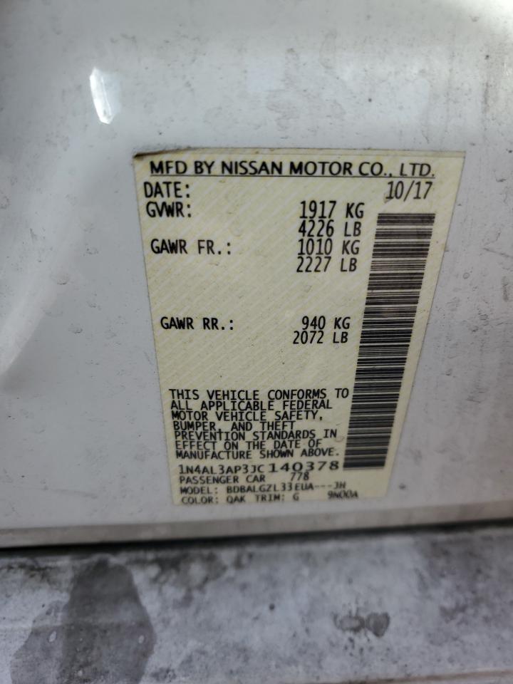 Lot #2972598907 2018 NISSAN ALTIMA 2.5