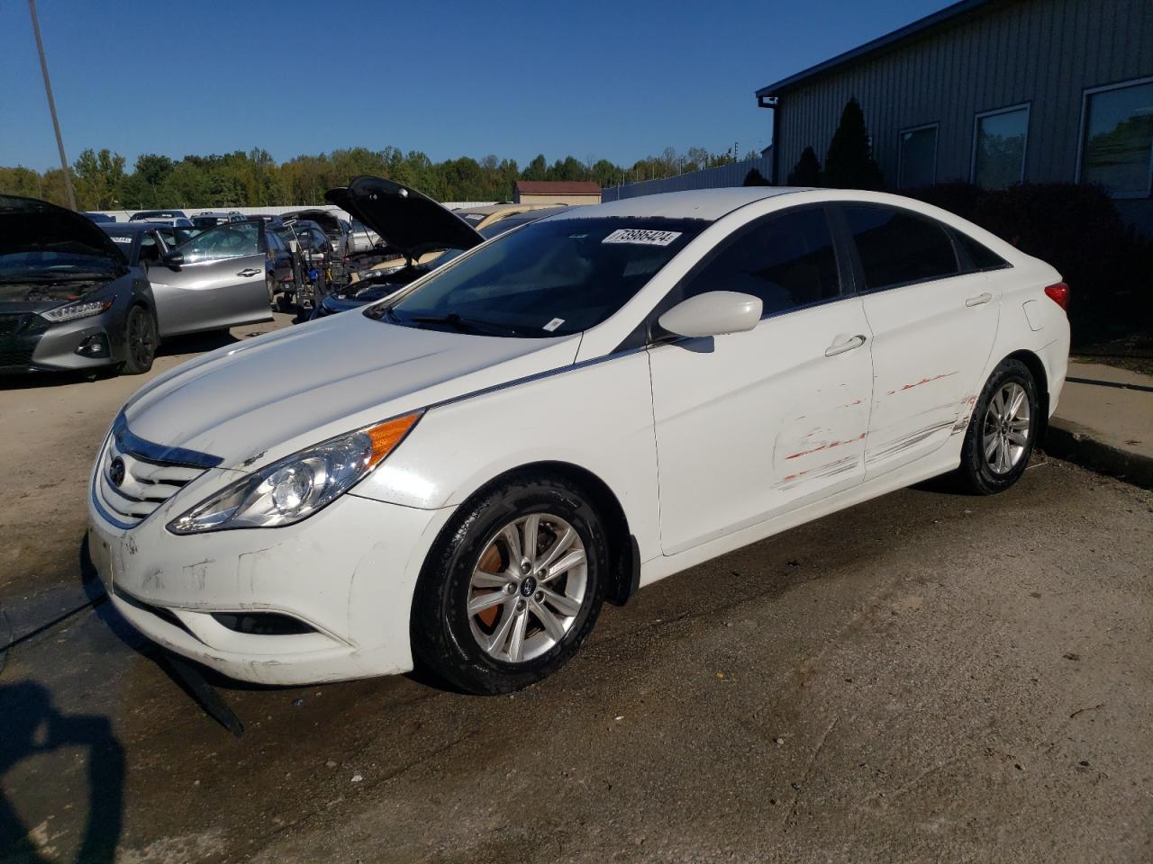 Lot #2926332546 2012 HYUNDAI SONATA GLS