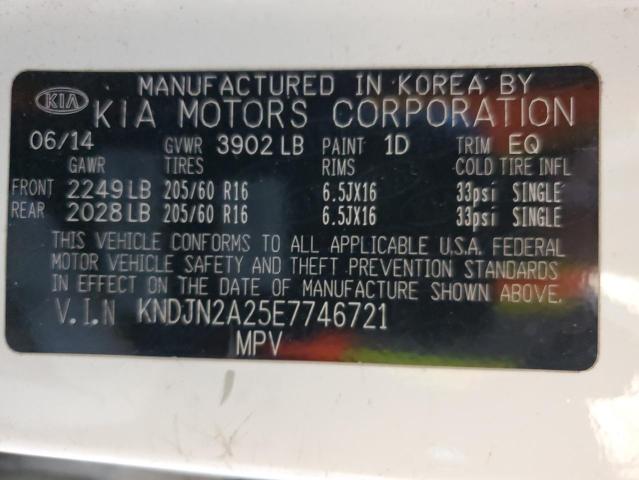 VIN KNDJN2A25E7746721 2014 KIA Soul no.12