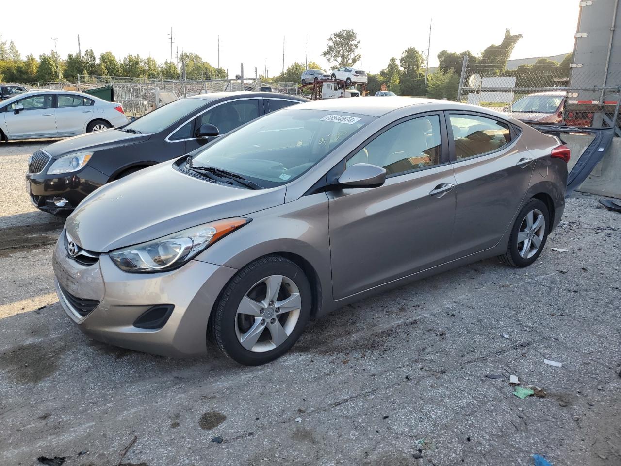 Lot #3024820360 2013 HYUNDAI ELANTRA GL