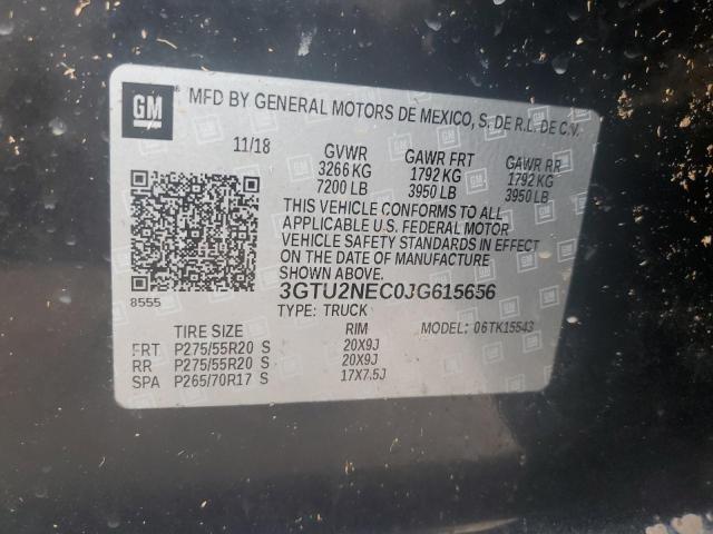 2018 GMC SIERRA K15 - 3GTU2NEC0JG615656