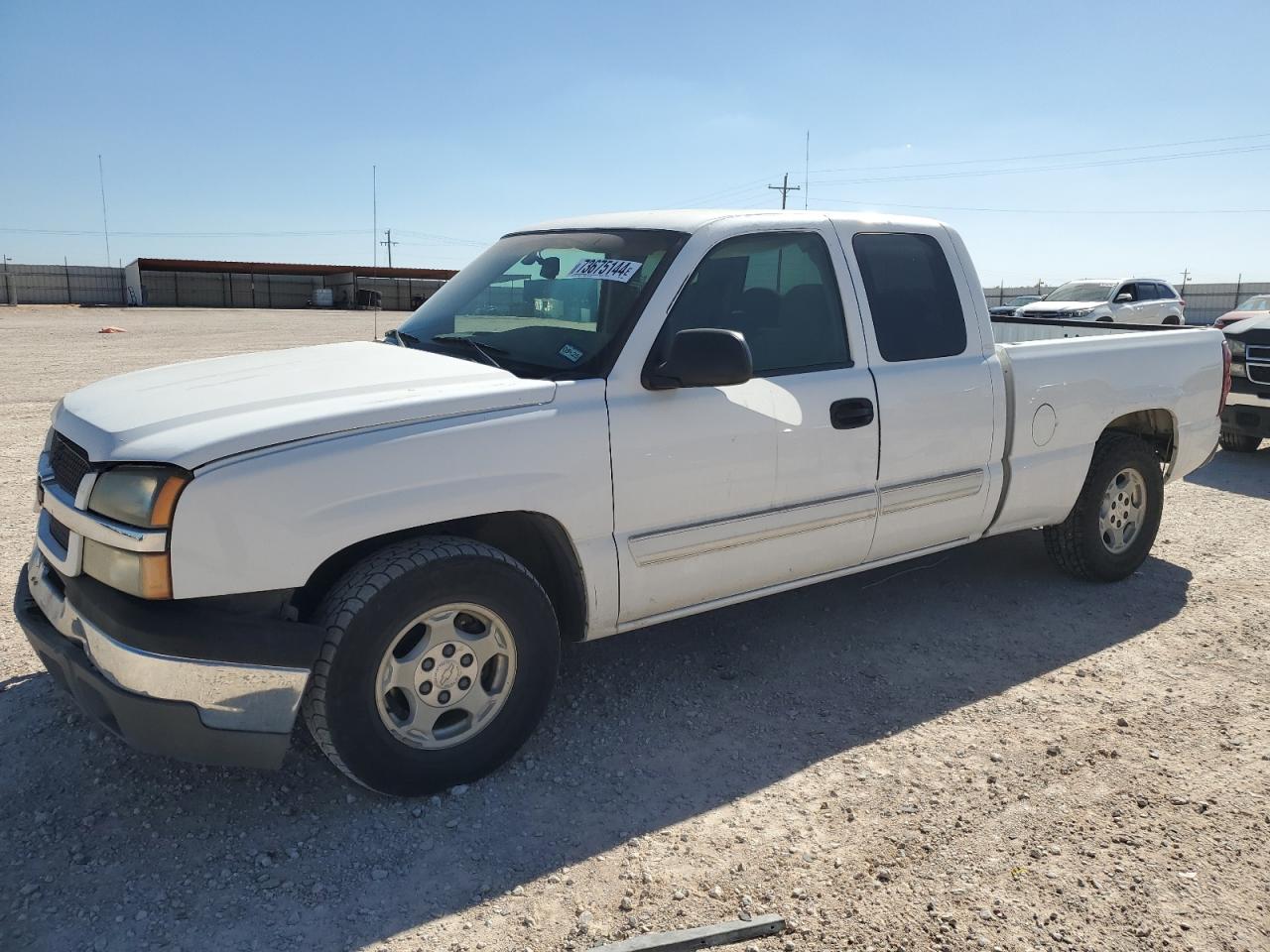 CHEVROLET SILVERADO 2003 white  gas 2GCEC19V331142921 photo #1