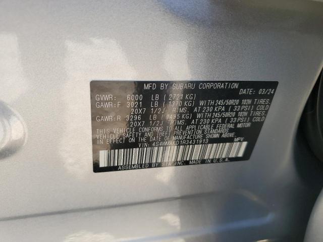 2024 SUBARU ASCENT ONY 4S4WMAKD1R3431913