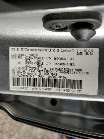2022 TOYOTA TACOMA DOU - 3TYCZ5AN5NT101943