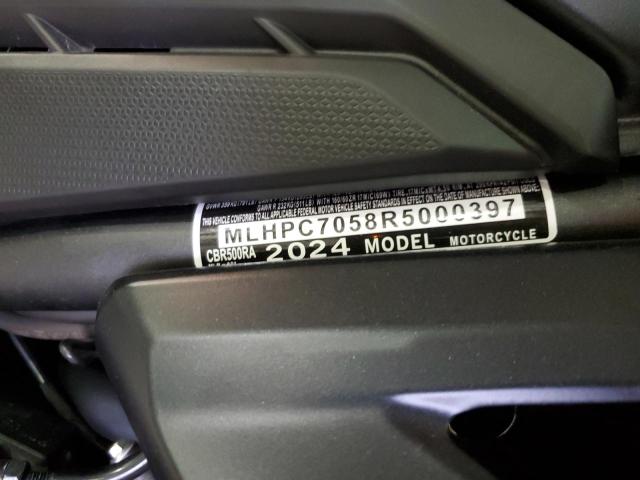 2024 HONDA CBR500 RA - MLHPC7058R5000397