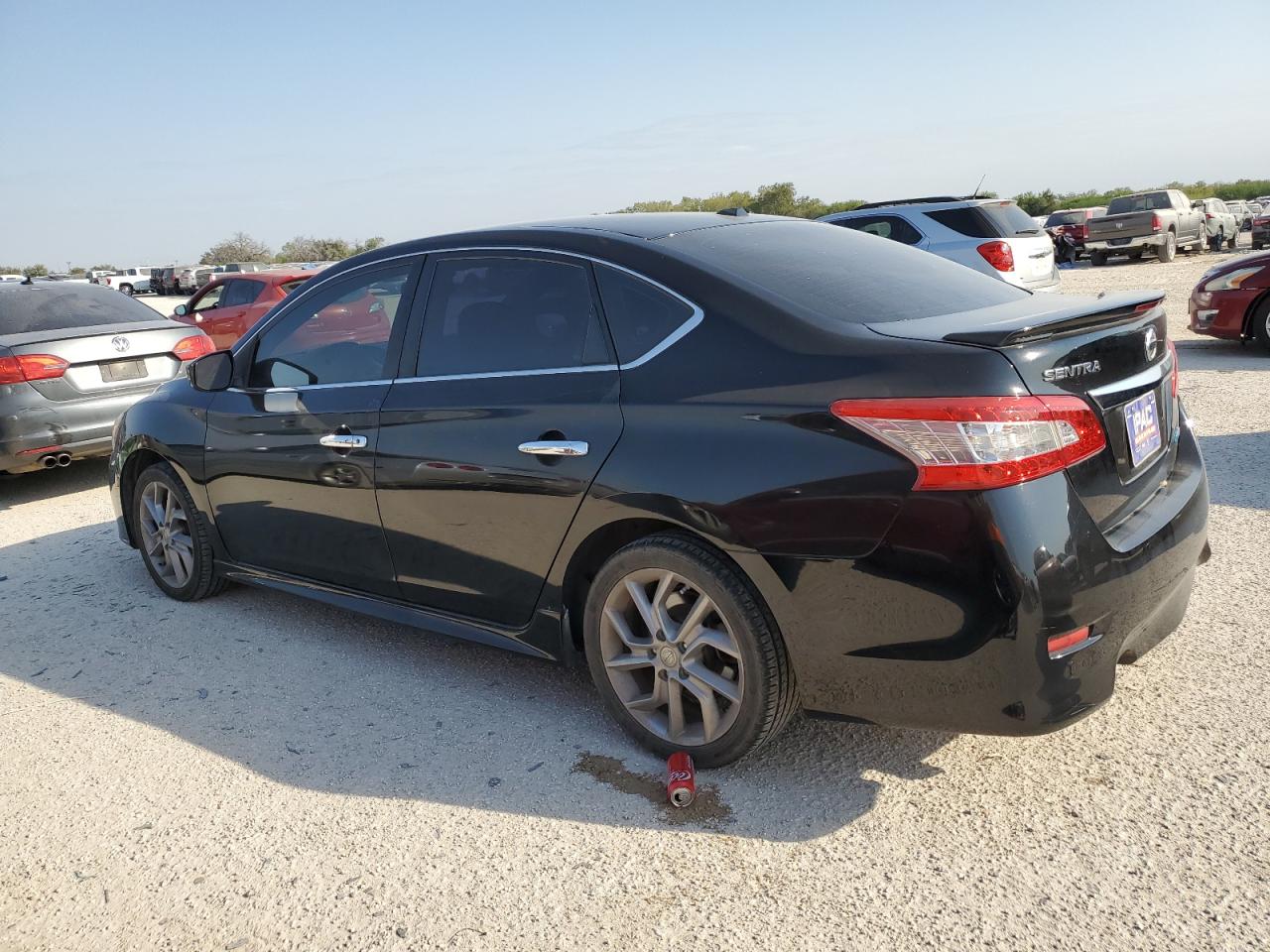 NISSAN SENTRA S 2013 black  gas 3N1AB7AP9DL789019 photo #3