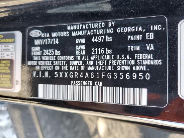 2015 KIA OPTIMA SX - 5XXGR4A61FG356950