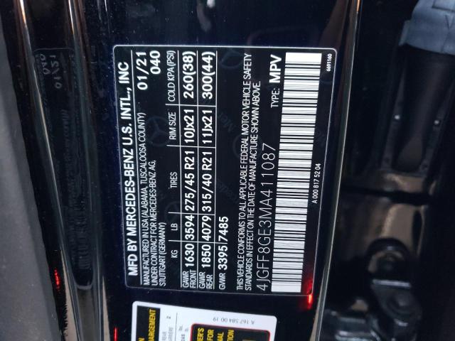 2021 MERCEDES-BENZ GLS 580 4M - 4JGFF8GE3MA411087