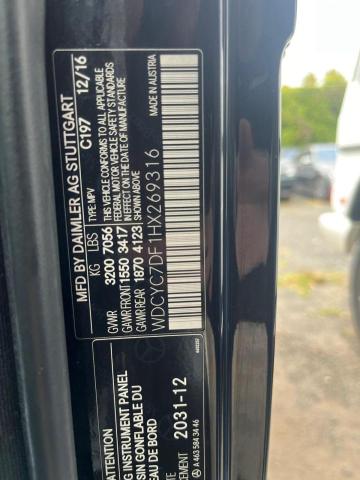 VIN WDCYC7DF1HX269316 2017 Mercedes-Benz G-Class, 6... no.10