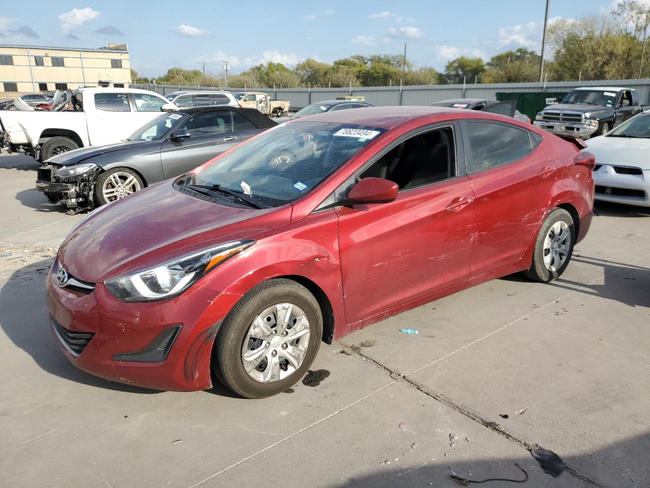 Lot #2962608717 2016 HYUNDAI ELANTRA SE