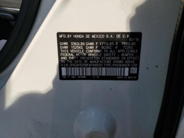 VIN 3HGGK5G59FM766520 2015 Honda Fit, LX no.12