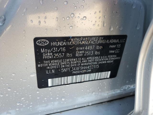 2017 HYUNDAI SONATA SPO - 5NPE34AF9HH452115