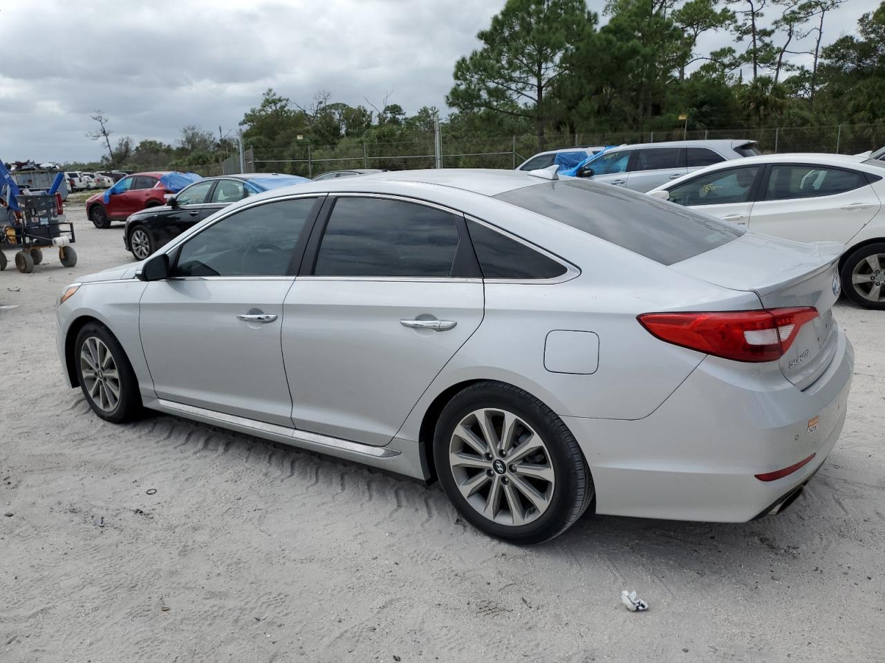 HYUNDAI SONATA SPO 2017 silver  gas 5NPE34AF1HH477249 photo #3