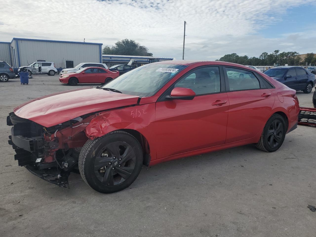 Lot #2976996707 2021 HYUNDAI ELANTRA SE