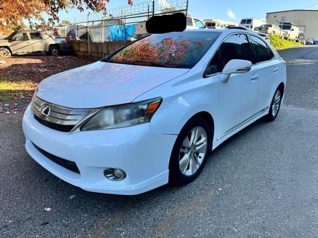 LEXUS HS 250H 2010 white sedan 4d hybrid engine JTHBB1BA0A2007484 photo #3