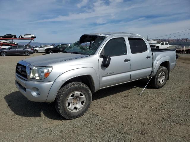 TOYOTA TACOMA DOU 2008 silver crew pic gas 5TEJU62N38Z502646 photo #1