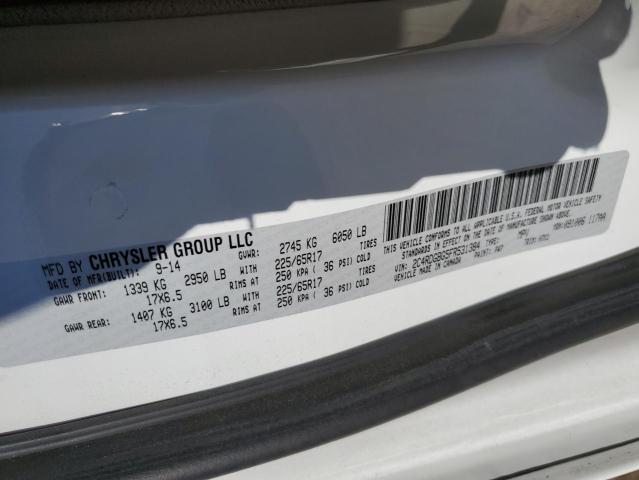 2015 DODGE GRAND CARA - 2C4RDGBG5FR531384