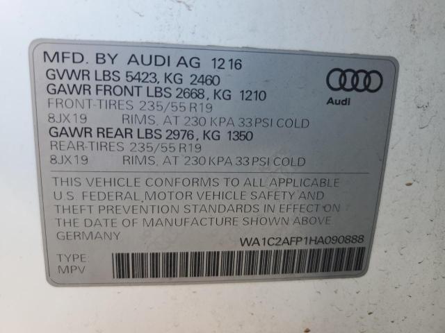 VIN WA1C2AFP1HA090888 2017 AUDI Q5 no.13