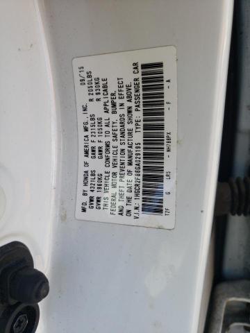 VIN 1HGCR2F86GA029195 2016 Honda Accord, Exl no.12