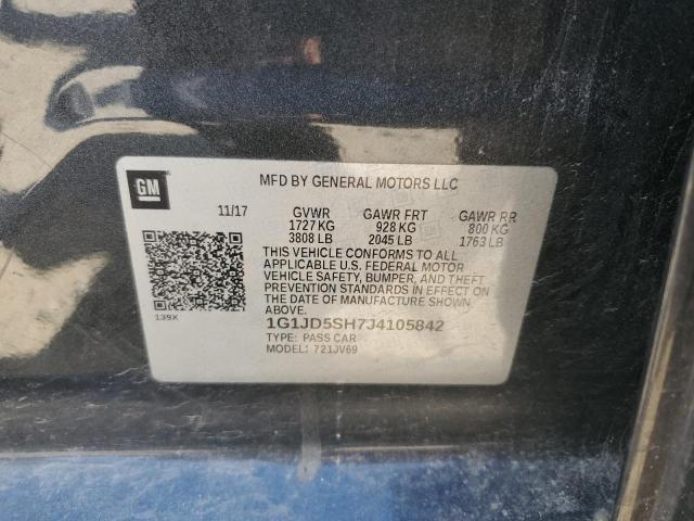 2018 CHEVROLET SONIC LT - 1G1JD5SH7J4105842