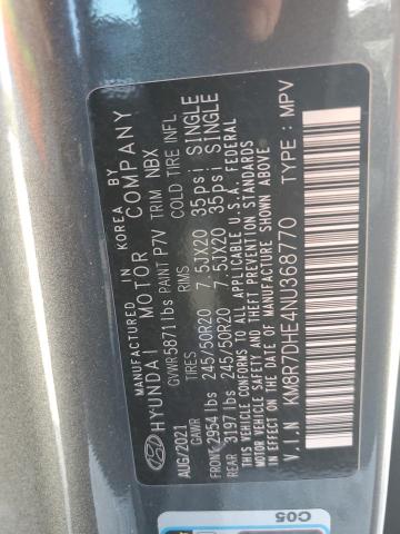 2022 HYUNDAI PALISADE C - KM8R7DHE4NU368770